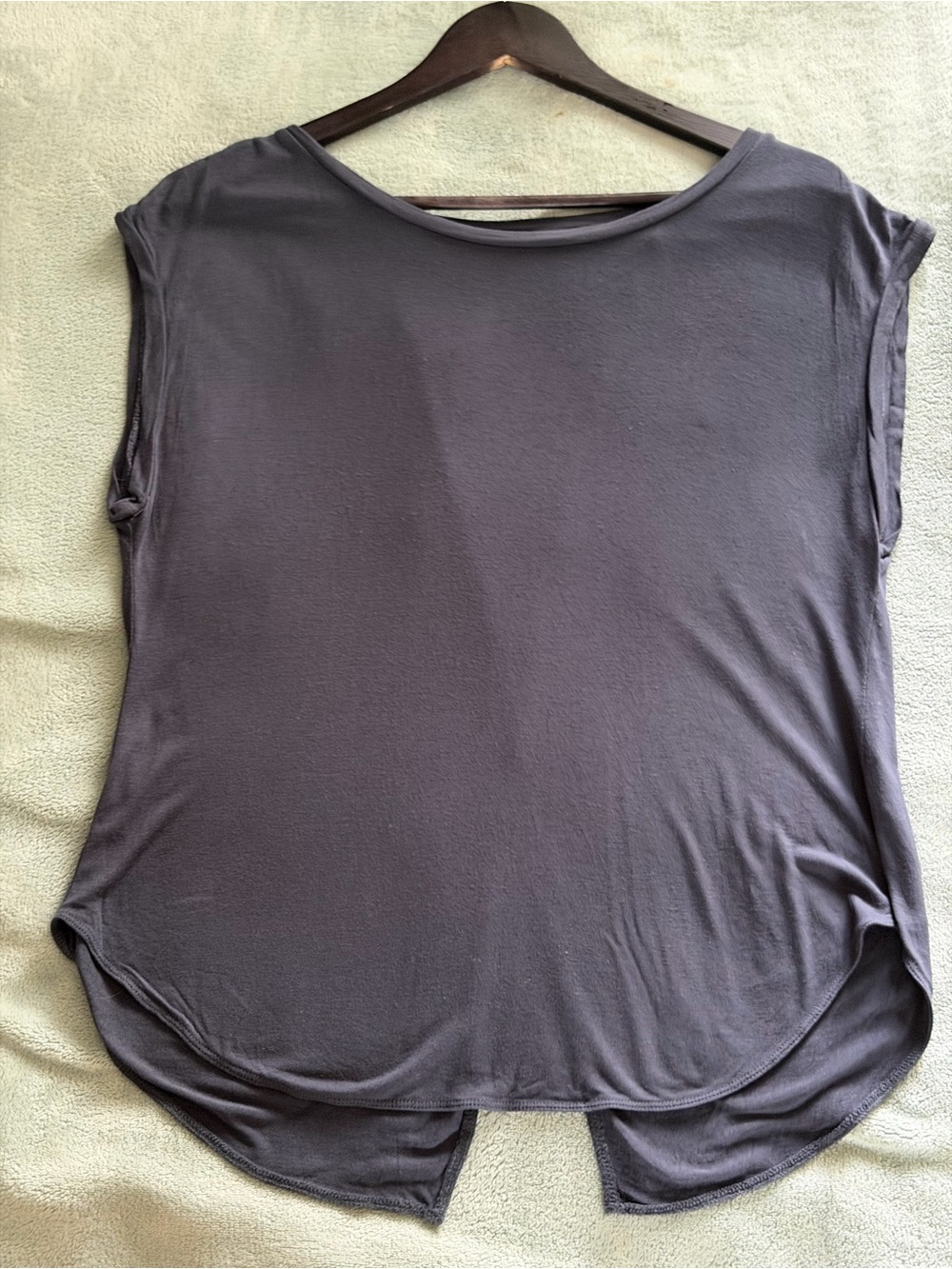 Wilfred Charcoal Scoop Neck Tank